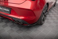 Heck Ansatz Flaps Diffusor V.1 FüR Cupra Leon Hatchback Mk1 HeckschüRze Schwarz
