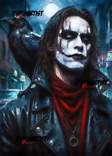 ACEO ATC Sketch - The Crow - 1/1 - Authenticity Stamp