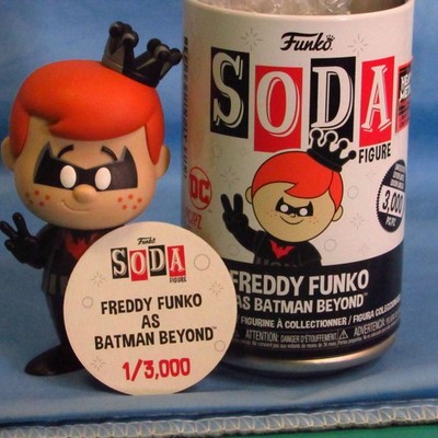 Funko Vinyl Soda Freddy Funko as Batman Beyond LE 3000 Heavy Metal Exclusive