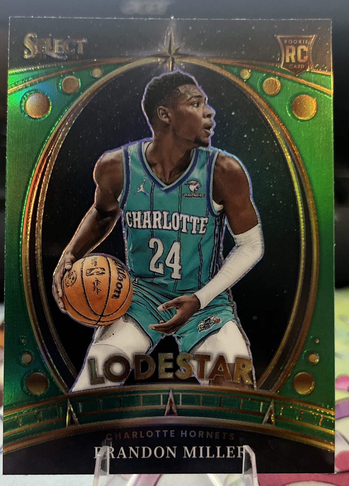 2023-24 Panini Select - Lodestars Brandon Miller #3 Green Prizm (RC)