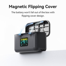 Action Camera Accessories Fast Charge Box with Screen for Insta360 X5 Parts