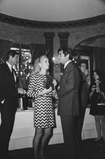 Jean-Claude Brialy Catherine Deneuve present the film Manon 70 by - Old Photo 1