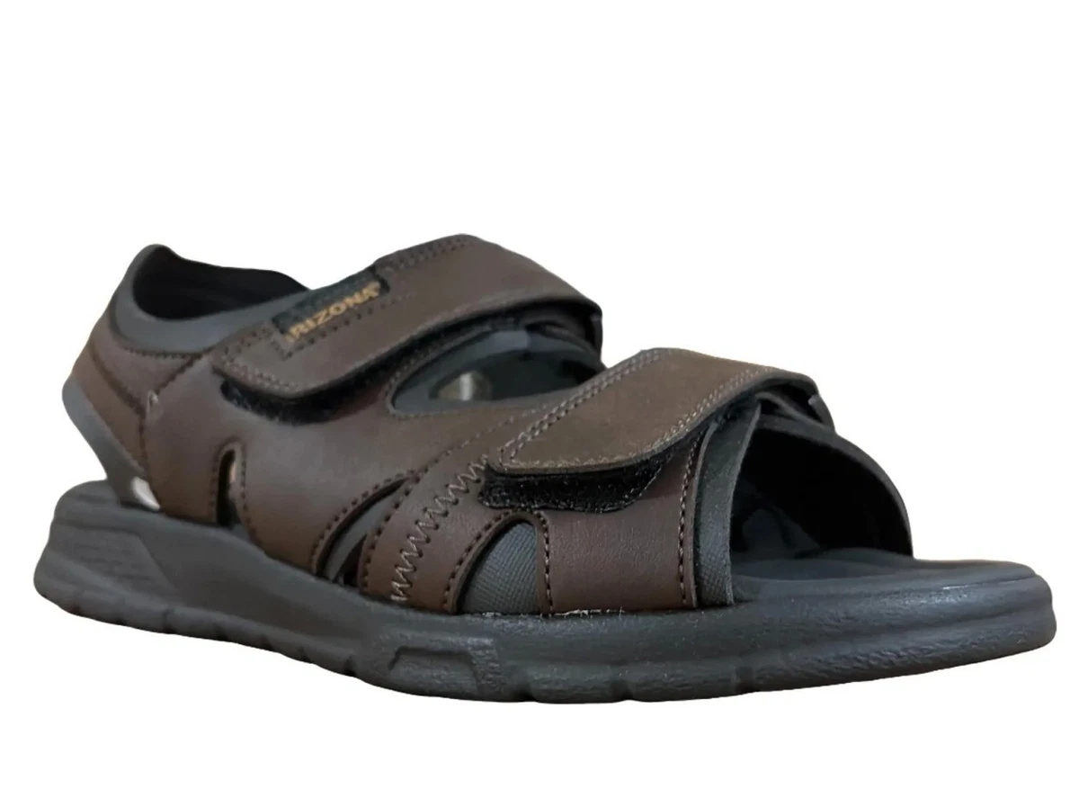 Scarpa doppia fibbia da uomo in pelle marrone siena