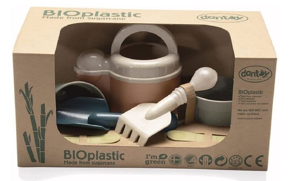 Bioplastic Kinder Gartenset 7 Teilig | Dantoy 5611 | Garten Spielzeug Ab 2 Jahre-image