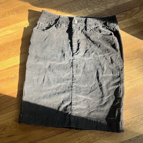 Banana Republic, Banana Republic Women's Brown Corduroy Pencil Skirt Size 4 Knee Length Pockets