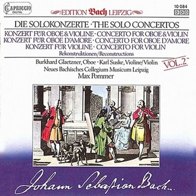 Bach, J.S. - Bach: Solo Concertos (Reconstructions) Vol. 1 - Musi
