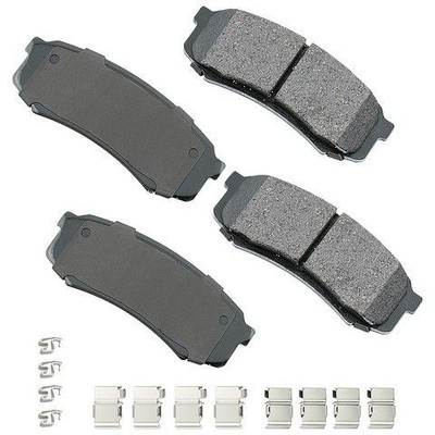 Akebono ACT606A Akebono ProACT Ultra Premium Ceramic Disc Brake Pad Kit