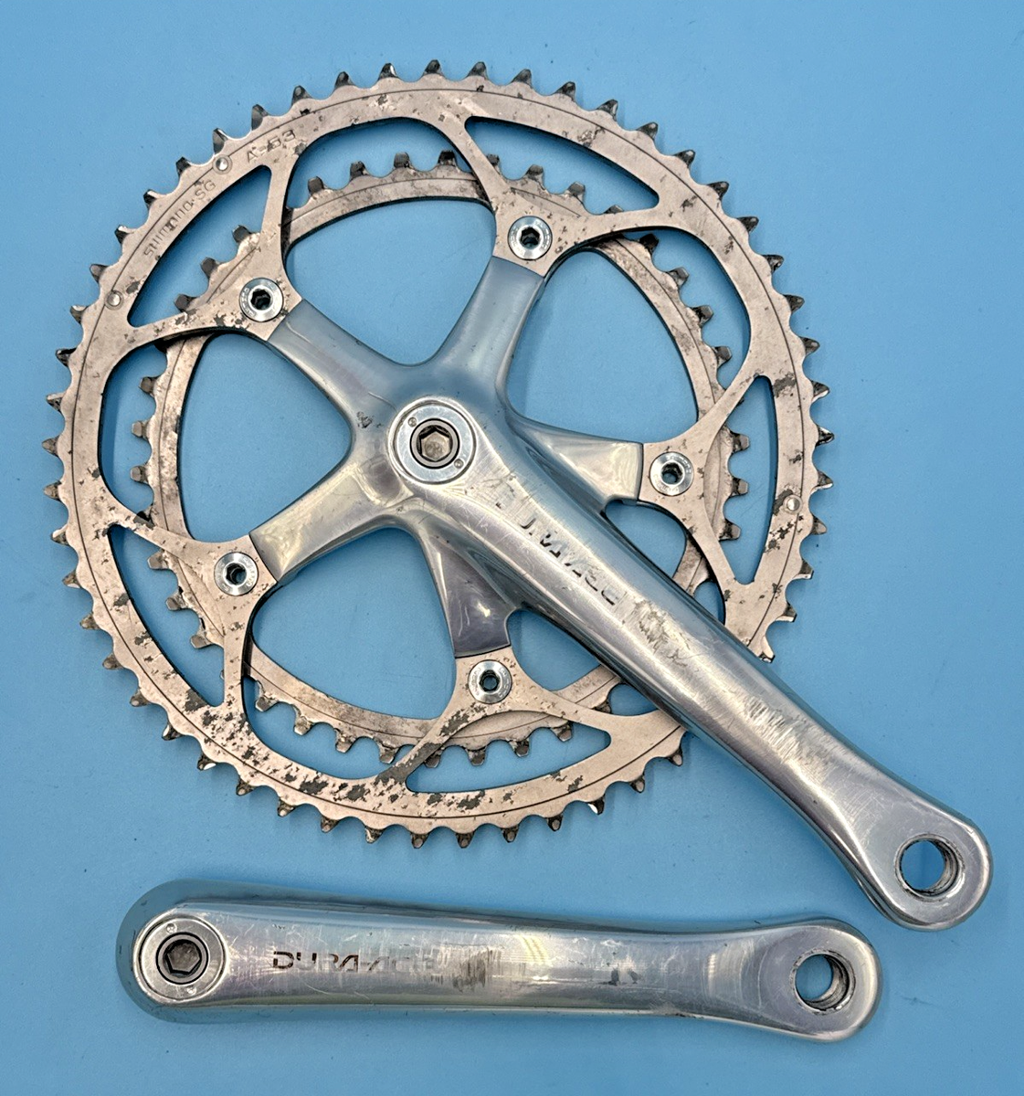 Shimano Dura-Ace 7700 FC-7701 53/42 Octalink Crankset 170mm 1990s
