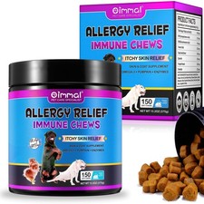 Dog Itchy Skin Relief Treats Allergy Immune Support Chews For Dogs Paws Ears 150