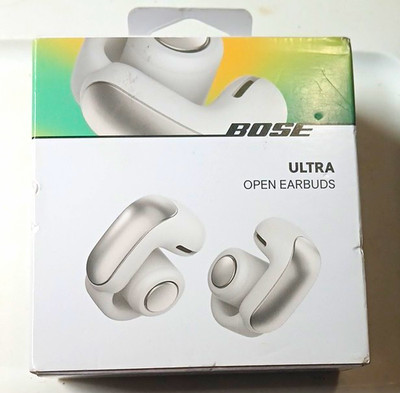 Bose Ultra Open Earbuds Bluetooth Open Ear Cuff Headphones, White