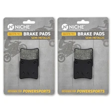 NICHE Brake Pad Set for Honda CRF1000L Goldwing 1800 Parking Semi-Metallic 2Pack