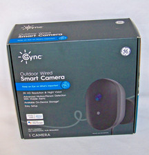 GE Cync Outdoor WIRED Smart 2K Camera (CAMODW...
