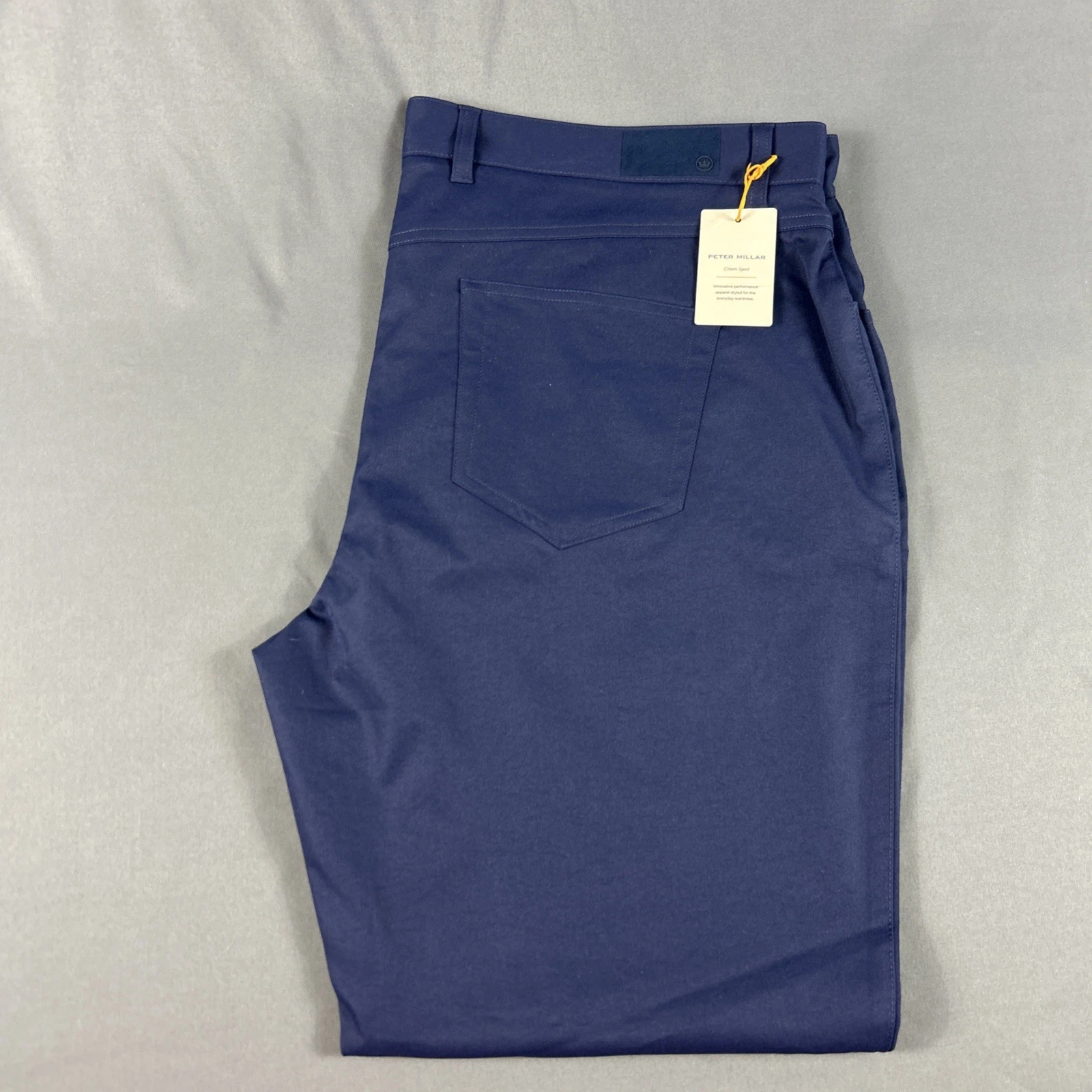 Peter Millar Golf Pants Crown Sport eb66 Performance 40 x 30 Navy Blue MSRP $160