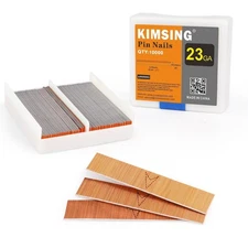 10000PCS KIMSING P612 23 Gauge 1/2'' Length Headless Pinner Nails Copper coating