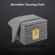 Microfiber Cleaning Cloth, 10 Pack Reusable Microfiber Towels