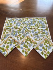 Kitchen Dish Towel LOT of 4 New Hungary Morning Glories Floral Trellis Cotton