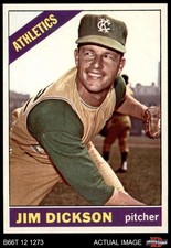 1966 Topps #201 Jim Dickson Athletics 7.5 - NM+
