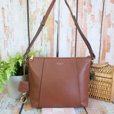 Image of Radley Crossbody Shoulder Bag NEW! Wood Street 2.0 Tortoise Leather & Dust Bag