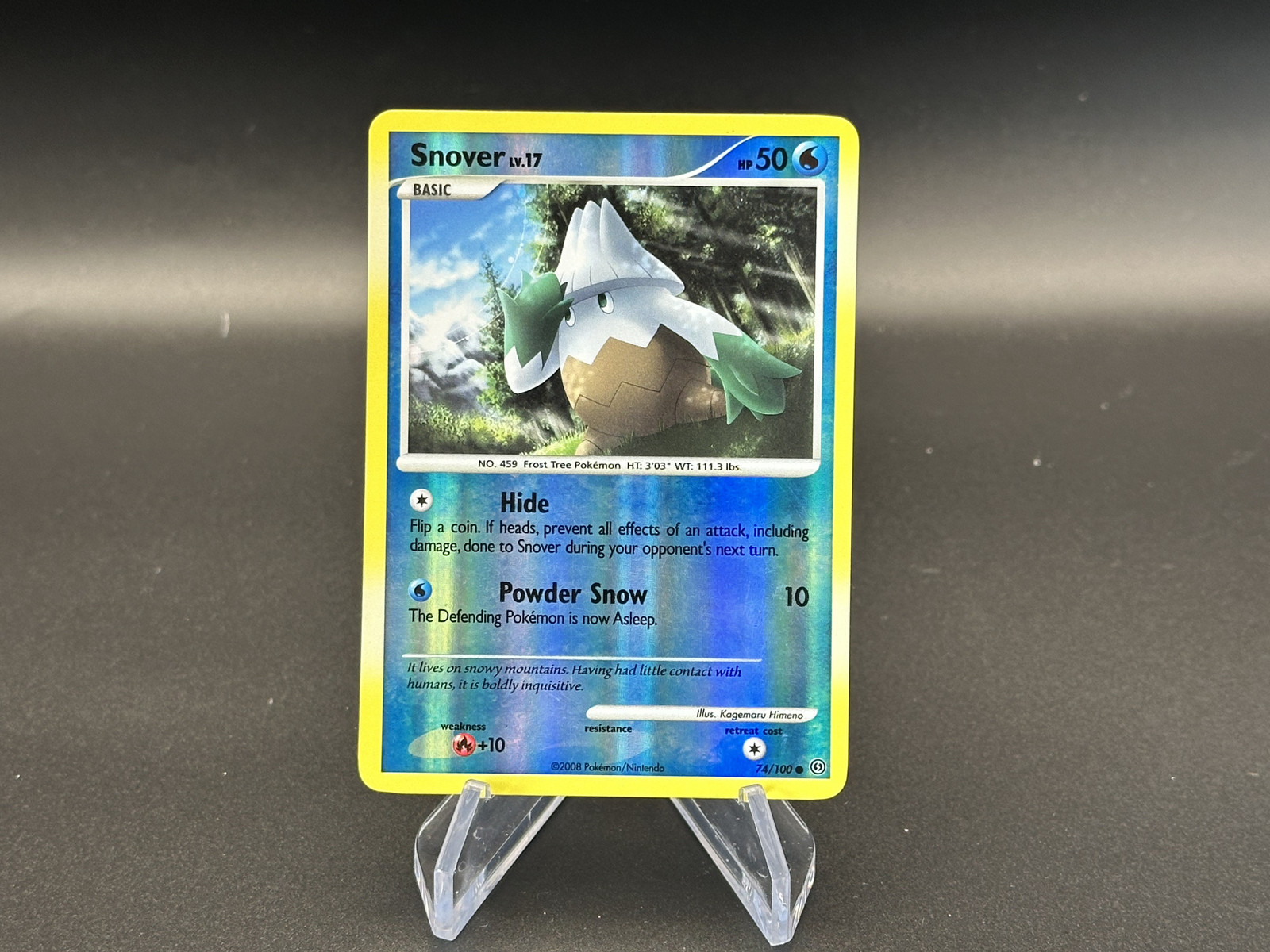 Snover - Reverse Holo - 74/100 Stormfront - Pokémon TCG - 2008