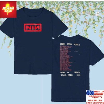 Nine Inch Nails Peel It Back 公式　Tシャツ　L Nine Inch Nails Peel It Back Tour 2025 Shirt Limited Edition
