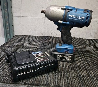 Hercules HCB86B 20V 1/2'' High Torque Impact Wrench + 5Ah Battery & Charger