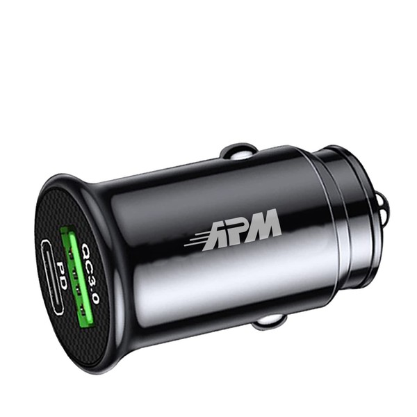 Kfz-LadegeräT 38W USB-A QC 3.0 18W USB-C PD 20W APM 570353 Schwarz-image