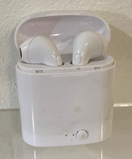 Generic White Wireless Earbuds w/Charging Case Compatible Most Bluetooth Devices