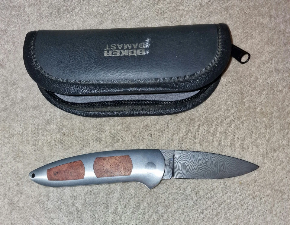 Böker Damast Sammlermesser, Speedlock, Nr.052 - Bild 2 von 2