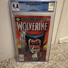 Marvel Comics Wolverine Limited Series #1 CGC 9.4 1982 Claremont Miller