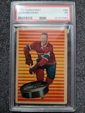 1963 PARKHURST JEAN BELIVEAU BASE CARD#89 PSA 1 PR