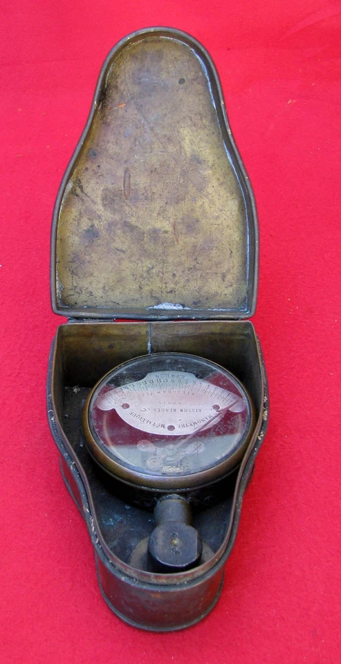 BISSON BERGES & Cie MANOMETRE METALLIQUE ANCIEN ETALON - Photo 4/4
