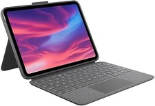 Logitech Combo Touch Detachable Keyboard Case for iPad 10th gen - Oxford Gray