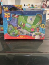 NEW Vintage Disney  s Toy Story 2 BUZZ LIGHTYEAR Deluxe Costume Dress Up Set
