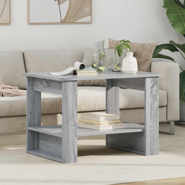 Couchtisch Graues Sonoma 72 X 50 X 50 Cm Holzwerkstoff-image