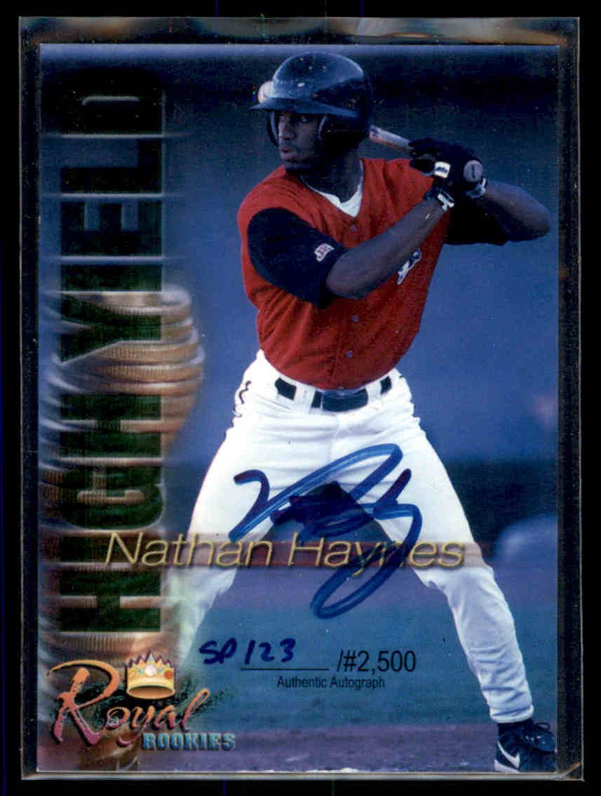 2000 Royal Rookies Futures Nathan Haynes #NNO Anaheim Angels Auto #/2500