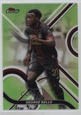 2022 Topps Finest MLS Neon Green Refractor /99 George Bello #69 0kf1