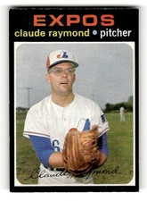 1971 O-Pee-Chee Montreal Expos Claude Raymond #202 EX EXMT