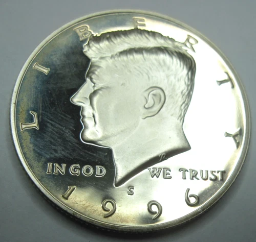 1996 S * PROOF KENNEDY Silver HALF DOLLAR * Exact coin shown *USA Only FREE Ship