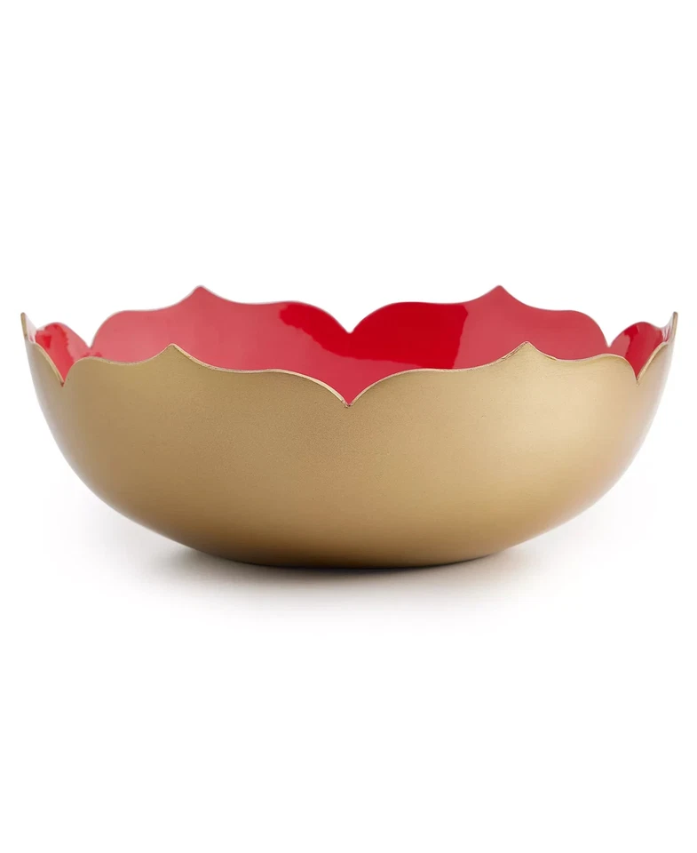 New Holiday Lane Lunar New Year Red & Gold Serve Bowl - Image 3 of 4