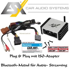 ESX QS-TWO-BT-ISO plug&play digitaler Bluetooth Mini 2-Kanal Auto Verstärker