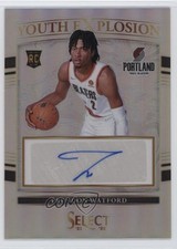 2021-22 Select Youth Explosion Signatures Silver Prizm Trendon Watford Auto 17t2