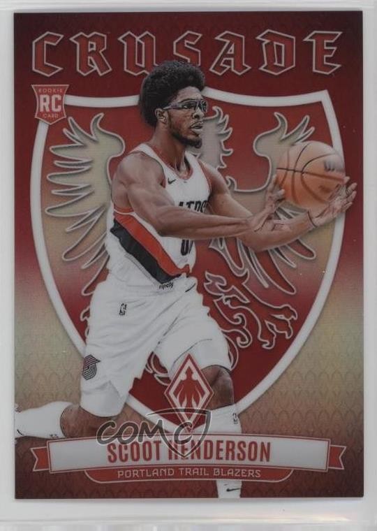 2023-24 Panini Phoenix Crusade Red 78/125 Scoot Henderson #23 11p9