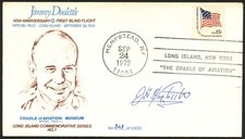Jimmy Doolittle signed autograph FDC Doolittle Raider WWII PSA Sticker