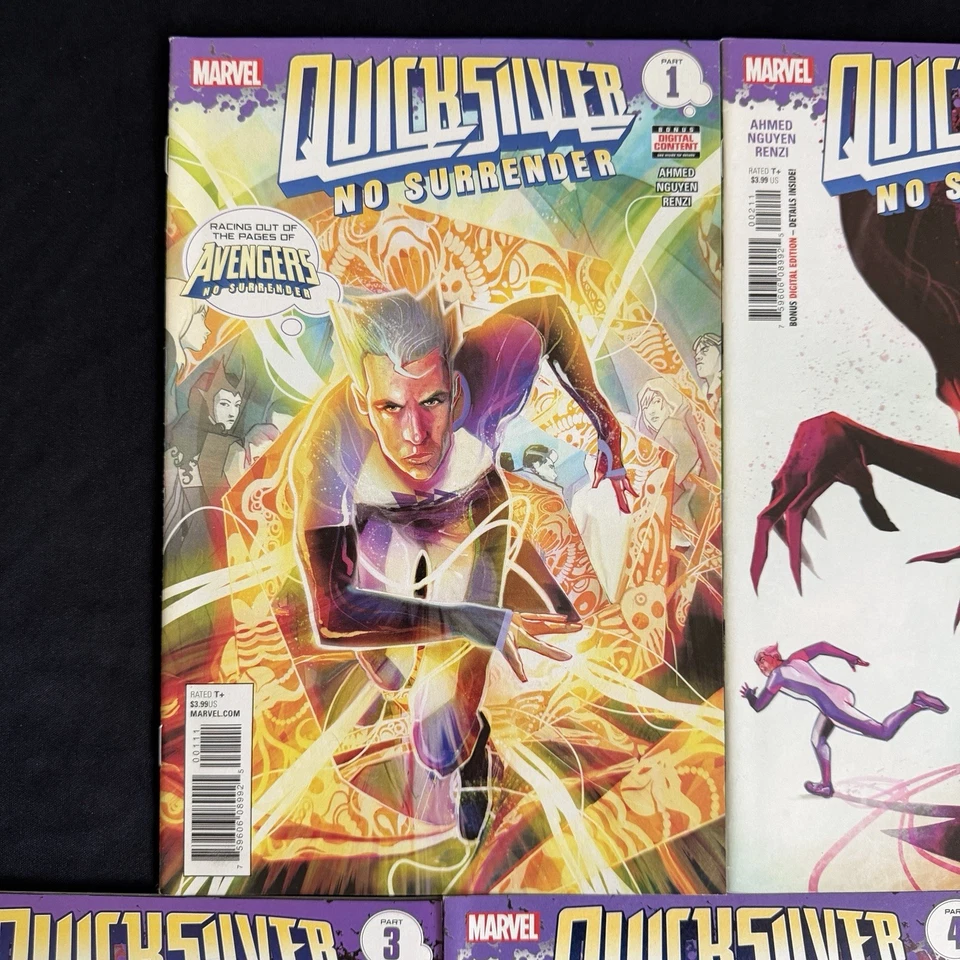 Marvel Comics QUICKSILVER NO SURRENDER #1 2 3 4 5 Complete 1-5 Series 2018 - Image 2 of 4
