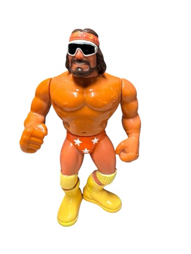 Vintage 1990 WWF Macho Man Randy Savage Hasbro Tit...