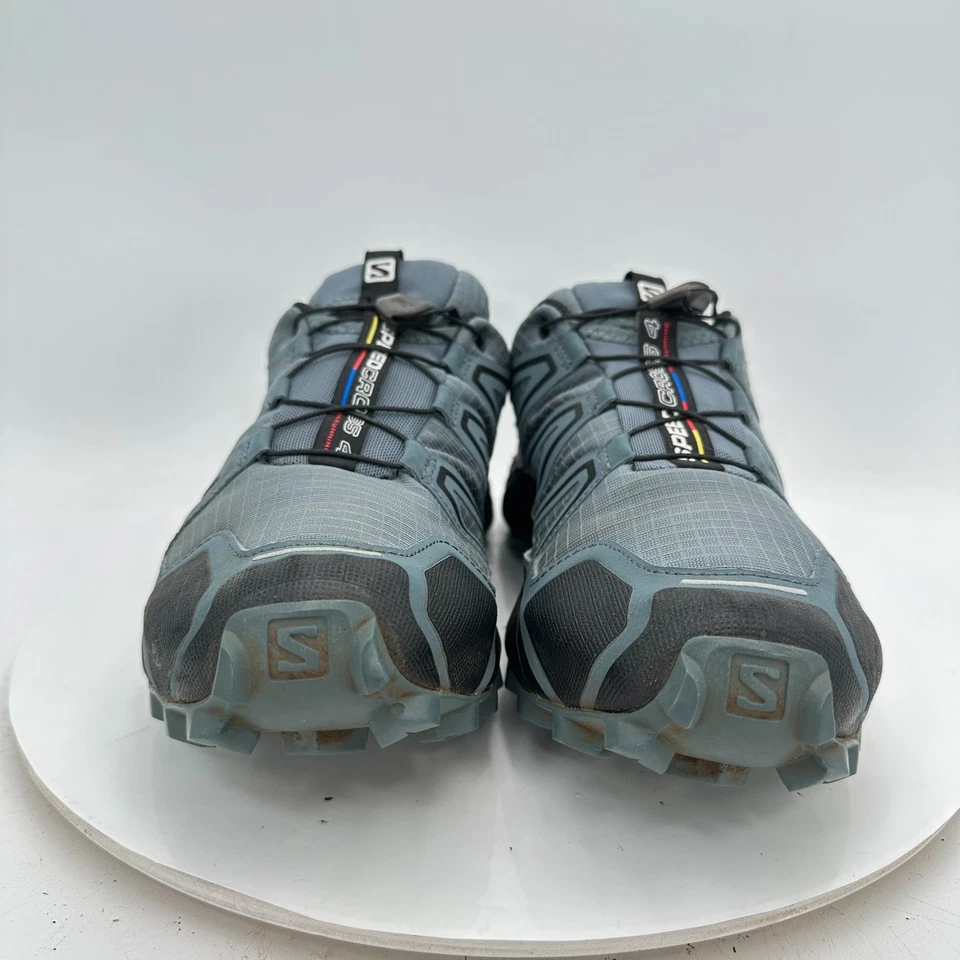 Salomon Speedcross 4 Hombres Talla 11 407409 Gris Negro Trail Running Zapatos Foto 2 de 4