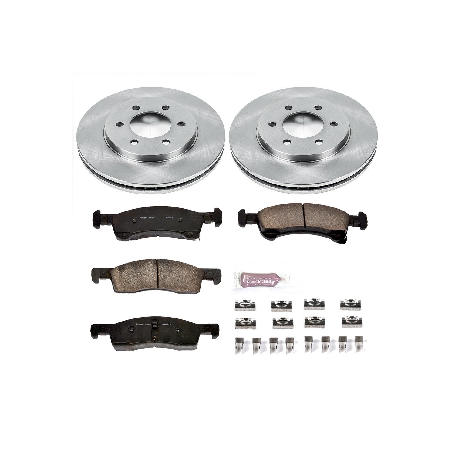Power Stop KOE1933 1-Click Daily Driver Brake Kit
