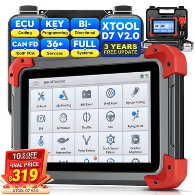XTOOL D7 Bidirectional Scan Tool 2026 Ai-Assisted OBD2 Scanner Diagnostic Tool