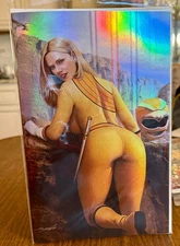 NYCC 2025 Exc Saban Yellow Power Ranger Alyson Sullivan Foil Virgin Cover W/ COA