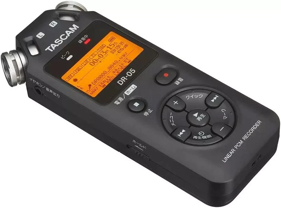 TASCAM DR-05 VER3 linear PCM Handy Recorder IC 24bit96kHz Japanisch  - Bild 3 von 4